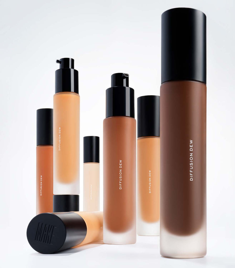 Diffusion Dew Skin Tint is available in 14 shades
